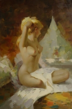Artwork preview: No title (nude sitting woman)