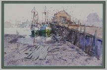 Artwork preview: Untitled (Harbor scene)