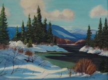 Artwork preview: Untitled (river in winter)