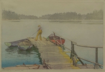 Artwork preview: Sharp's dock, Pender Harbor