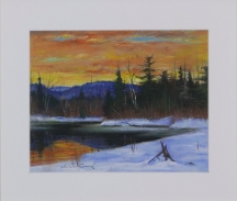 Artwork preview: Untitled (Sunset on Devil's river)