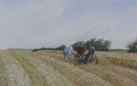 Artwork preview: June mowing on the ridge