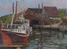 Artwork preview: Boats at dock