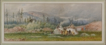 Aperçu de l'œuvre: Indian Encampment ; 1877