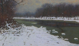Aperçu de l'œuvre: Rivière en hiver